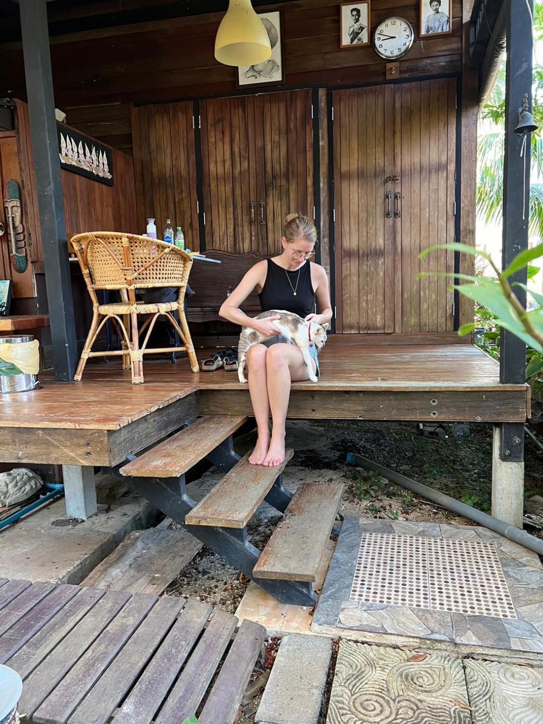 ครูหนูบ้านพัก แหลมงอบ Krunou Baanpak Trat Exteriör bild